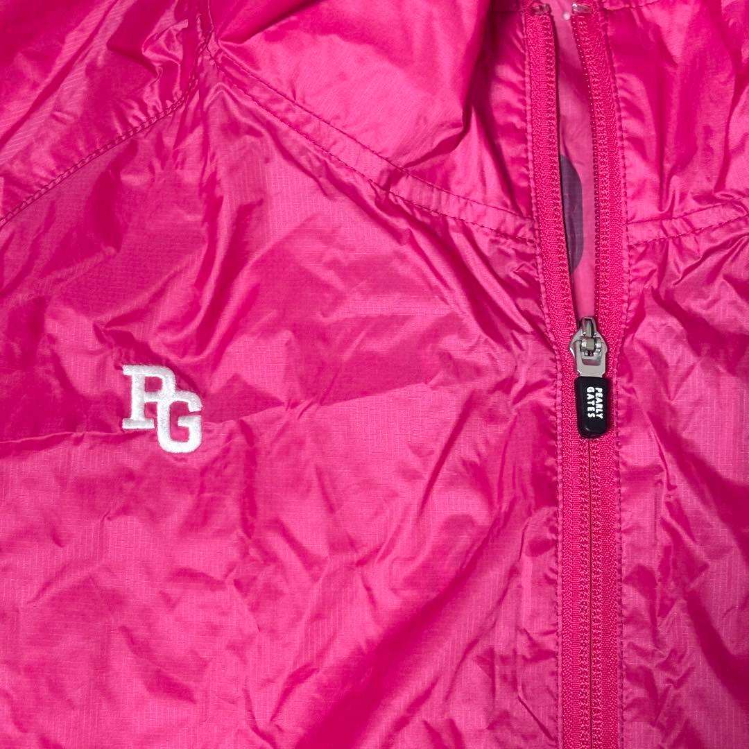 【美品】PEARLY GATES パッカブル　ナイロンジャケット　レインウェア