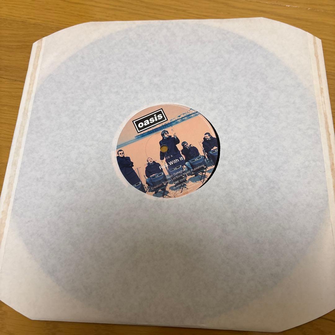 oasis ROLL WITH IT レコード