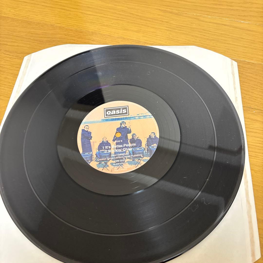 oasis ROLL WITH IT レコード