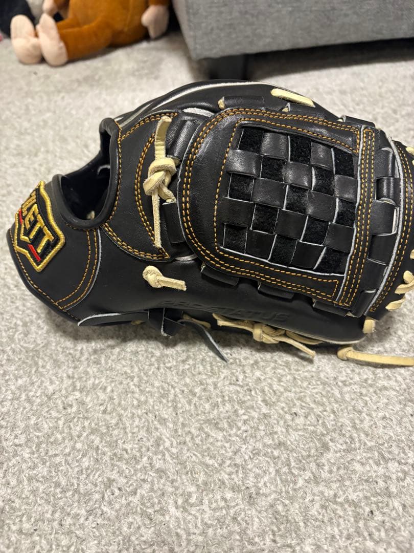マ*サ様 ZETT 硬式グローブ 黒 編み込み