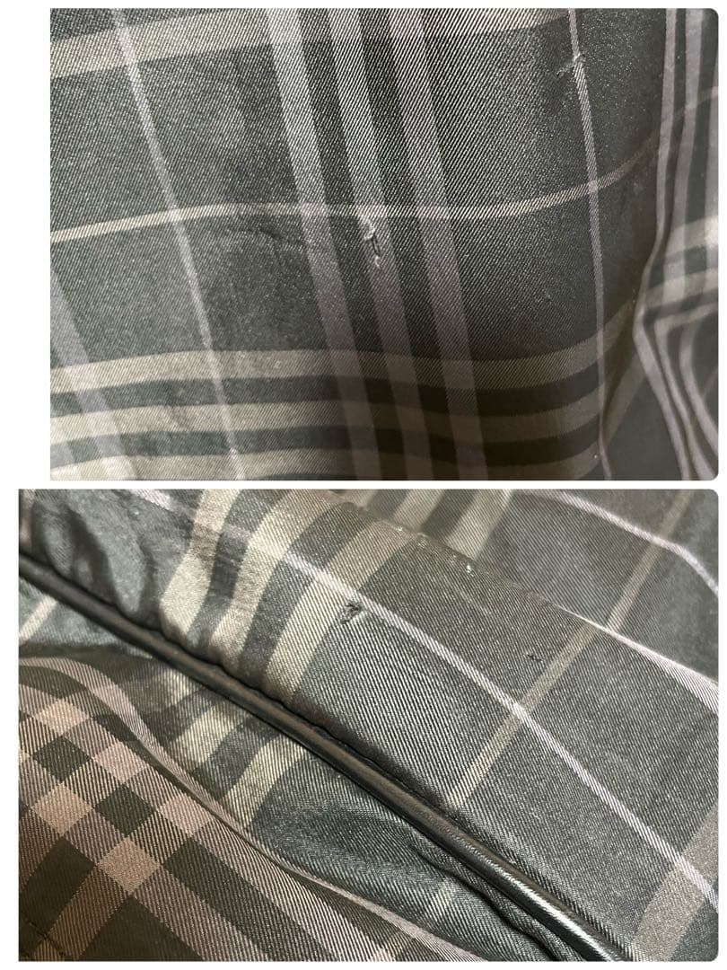 a493/美品★バーバリーBurberryダークノバチェック キャディバッグ