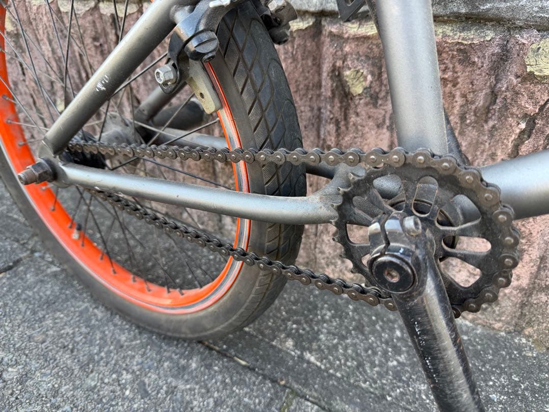 値下げ! ORANGE BMX 自転車 トリック ペグ付き