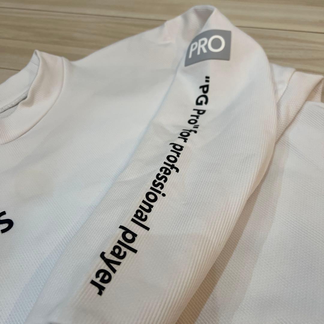 最新　半額以下　プロ仕様　パーリーゲイツ　ホワイト ストライプデザイン　サイズ0