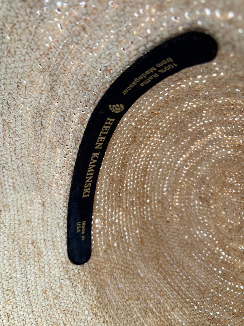 ひろ　ヘレンカミンスキー HELEN KAMINSKI ストローハット