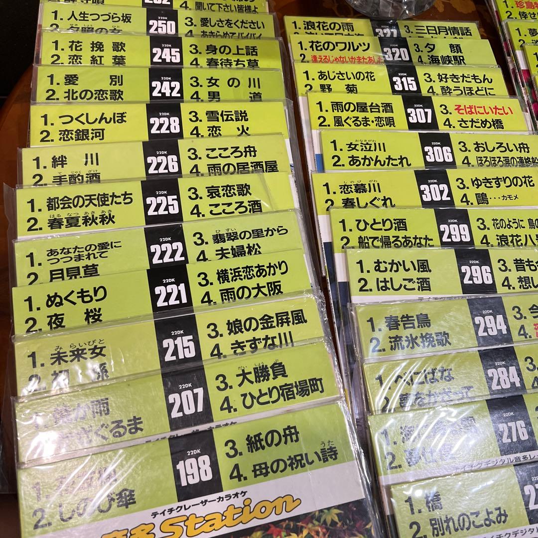 松江江戸歌謡集 全100枚　テイチク　レーザーカラオケ　ディスク