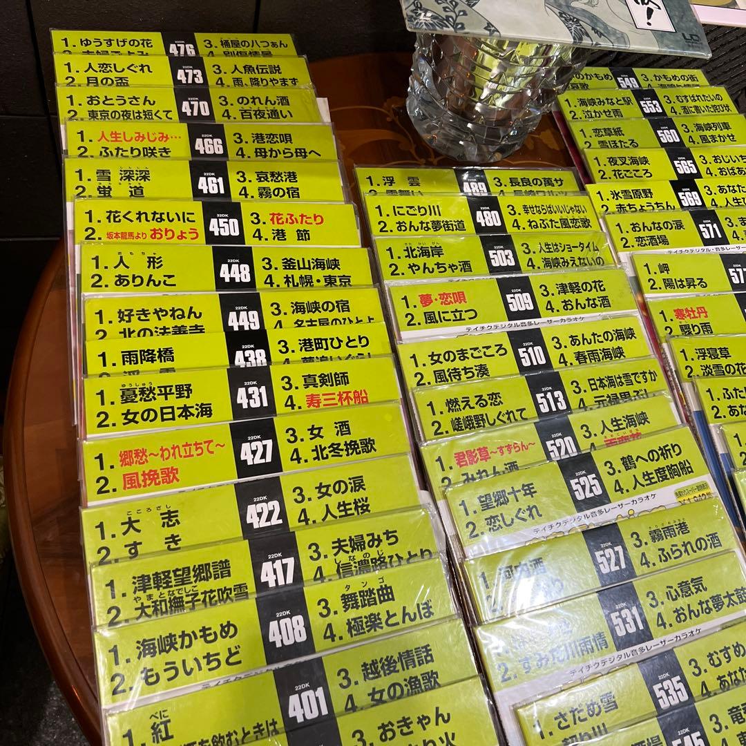 松江江戸歌謡集 全100枚　テイチク　レーザーカラオケ　ディスク