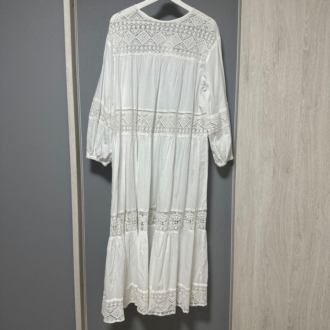 新品　タグ付き　Spick & Span HYUレースギャザーワンピース