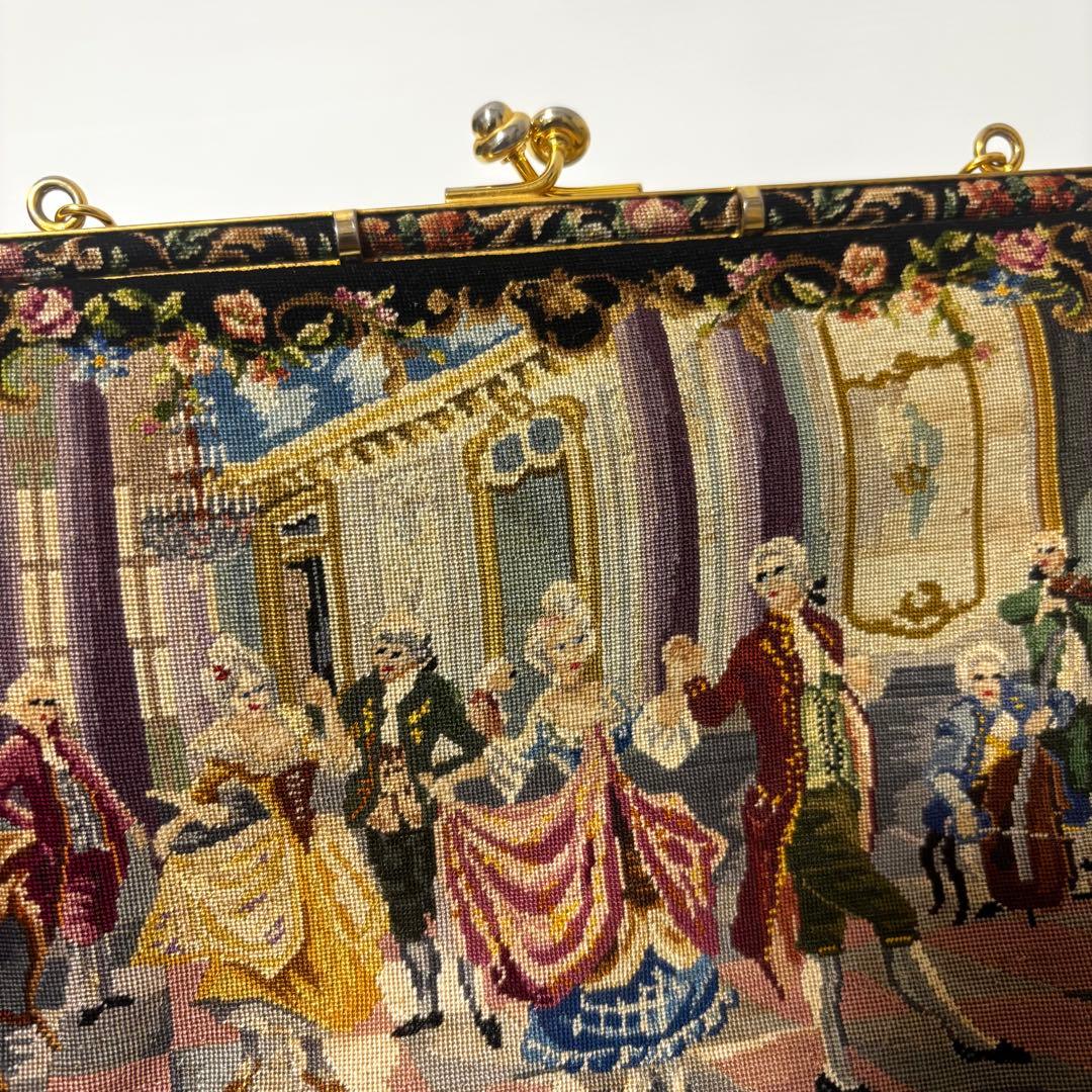 Leu Locati レウロカティ プチポアン パーティーバッグ アンティーク