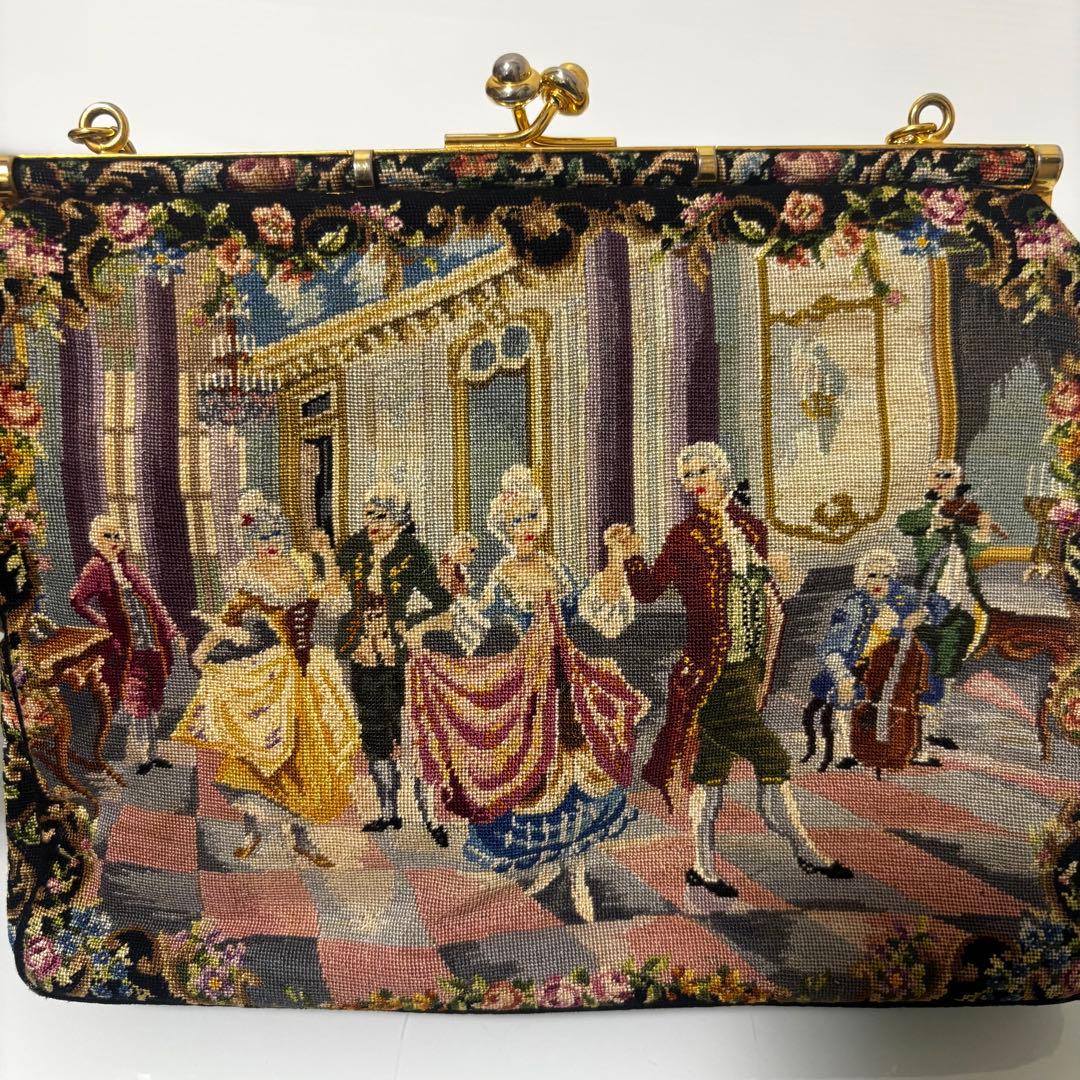 Leu Locati レウロカティ プチポアン パーティーバッグ アンティーク