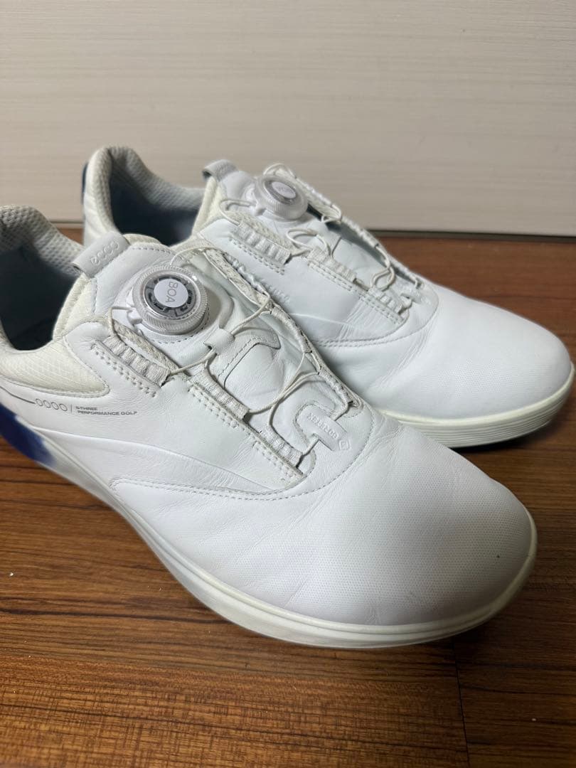 訳あり美品　26.5 ECCO ゴルフシューズ ホワイト