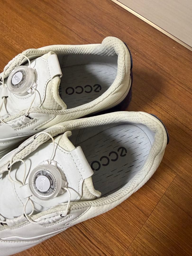 訳あり美品　26.5 ECCO ゴルフシューズ ホワイト