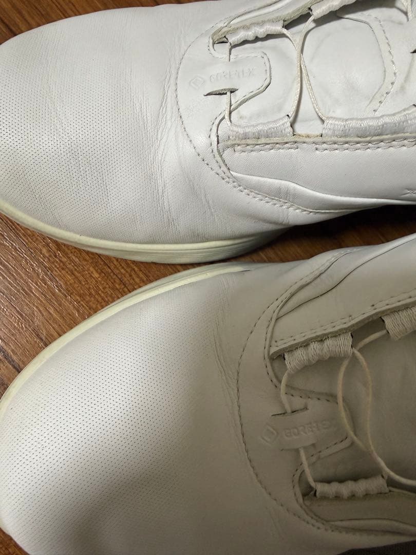 訳あり美品　26.5 ECCO ゴルフシューズ ホワイト