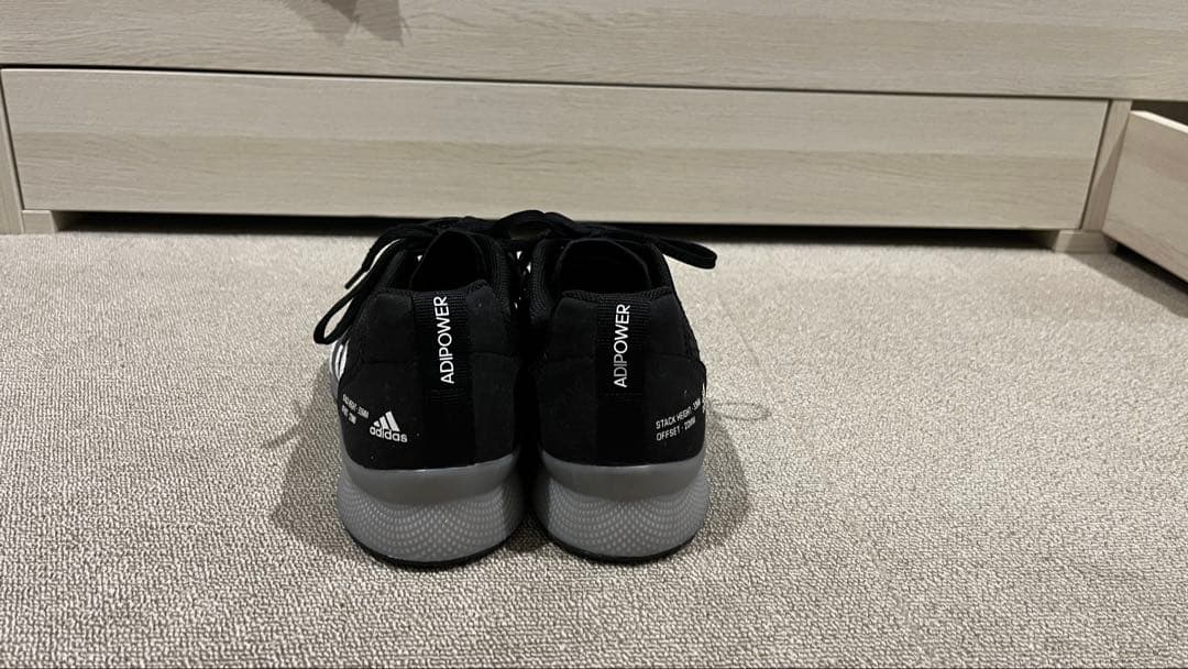 adidas Adipower ブラック/ホワイト 27cm