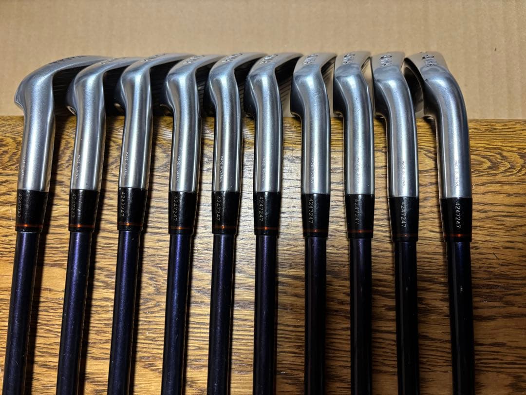 HONMA LB-606 3I〜11I SW 10本 H&F 金モグラ