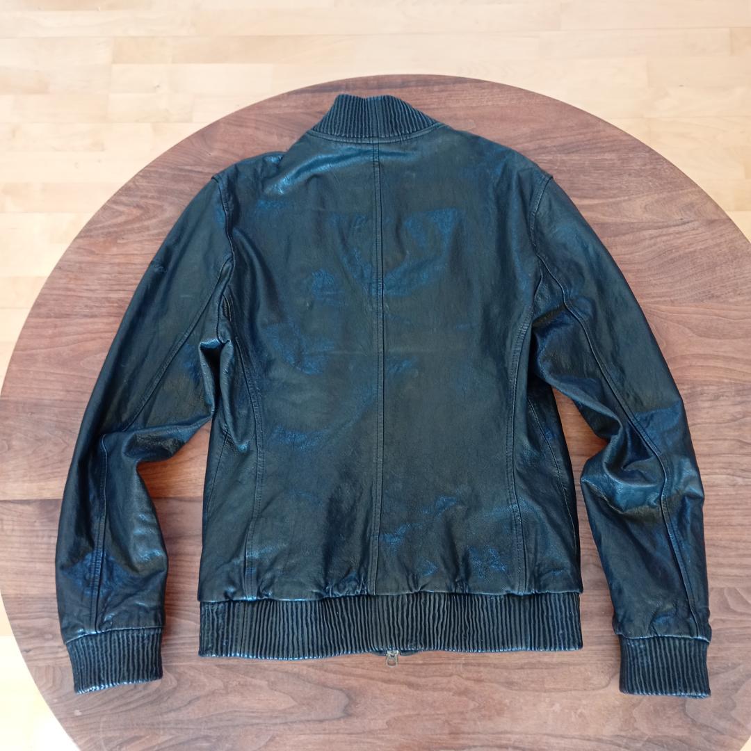 AVIREX◆レザージャケット・ブルゾン/XL/山羊革/6131016