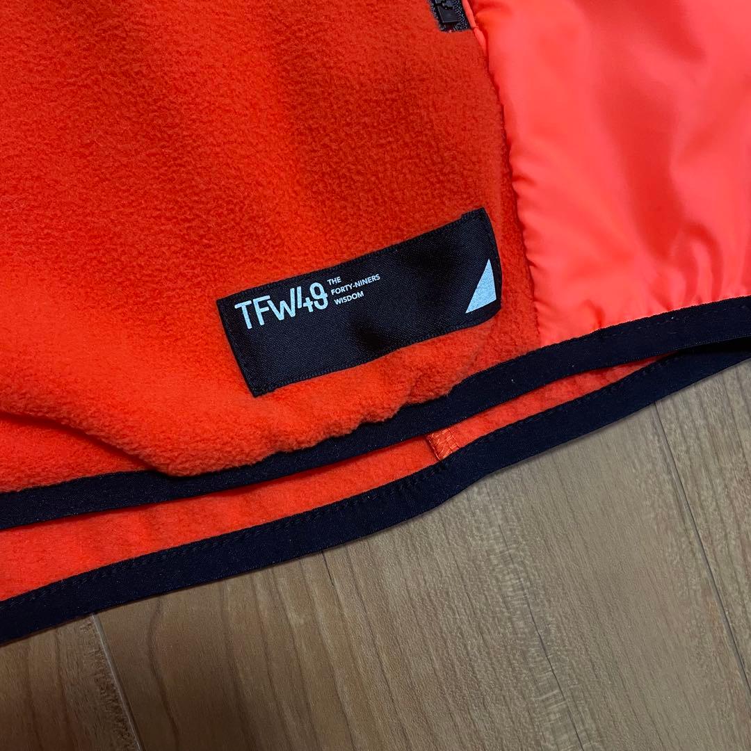 TFW49 フリースベスト　オレンジ　L ゴルフ