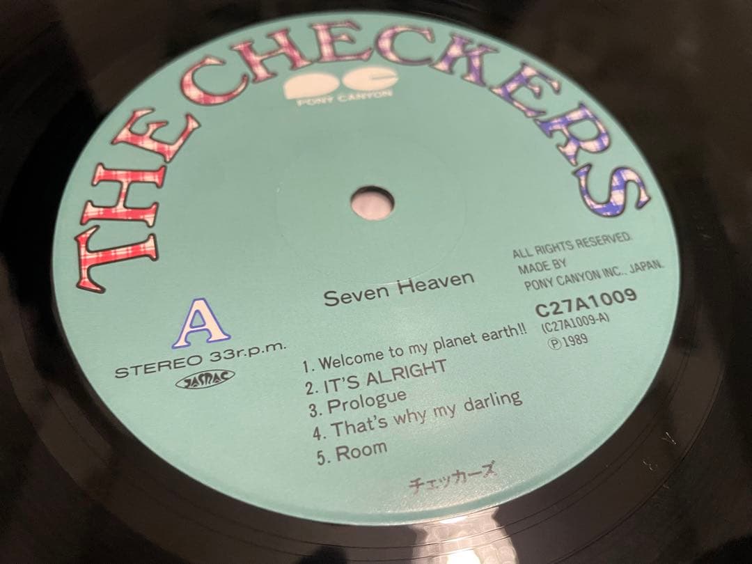 チェッカーズ SEVEN HEAVEN 稀少LP