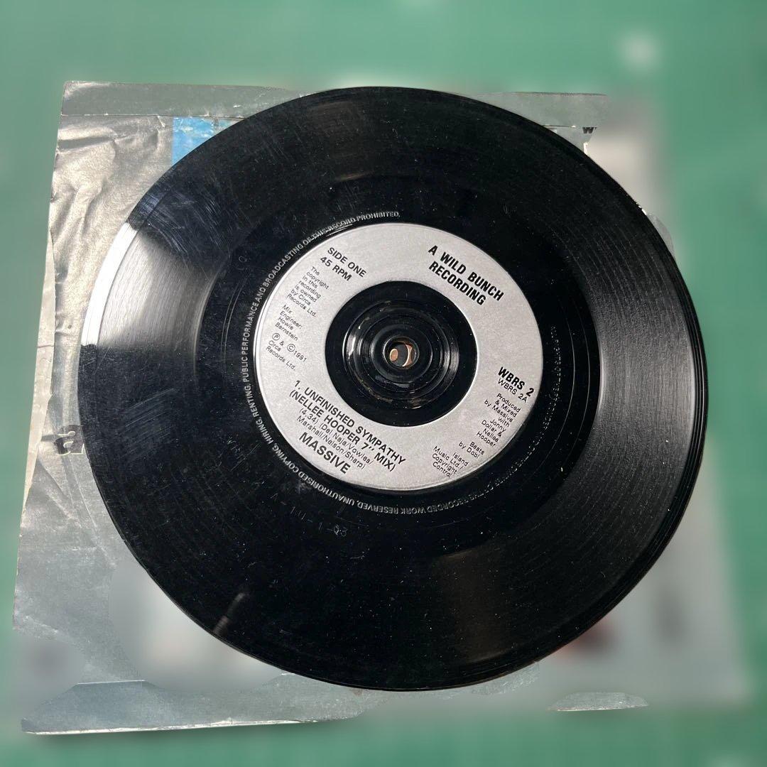 massive attack unfinished 7' インチ　レア