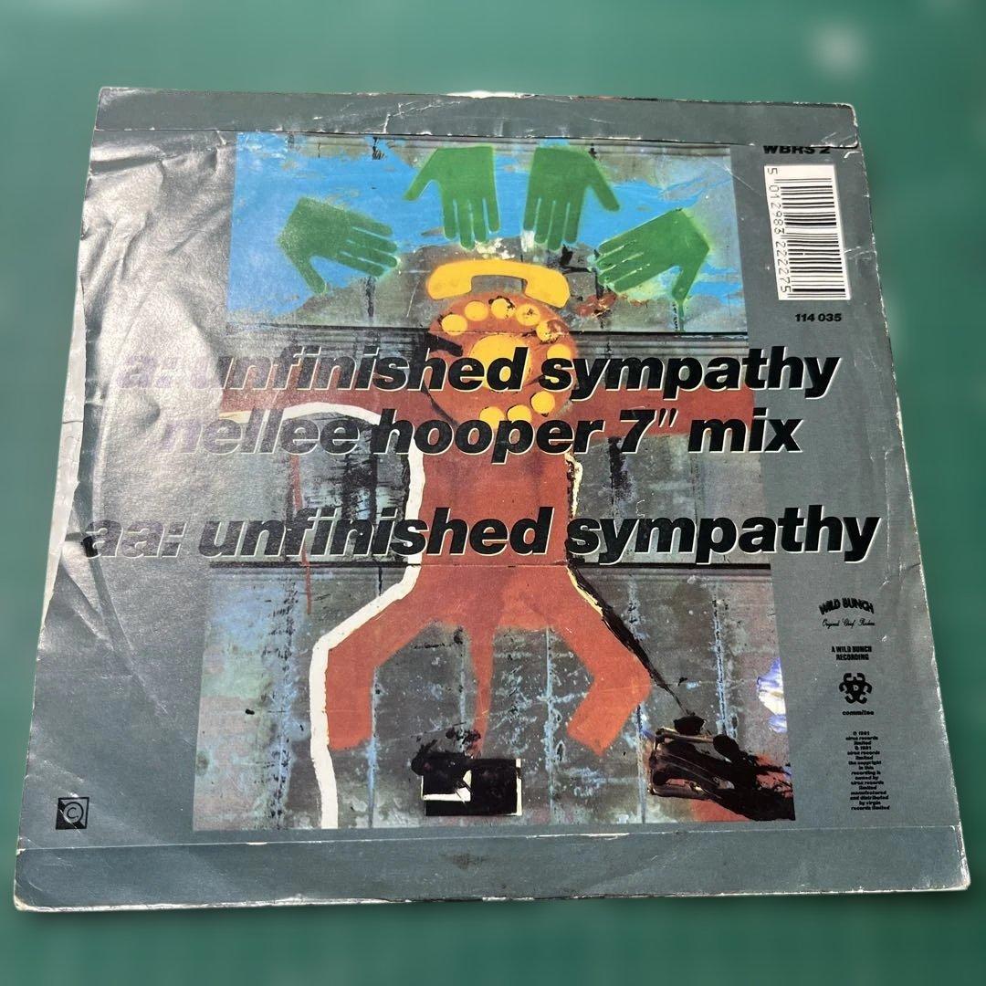 massive attack unfinished 7' インチ　レア