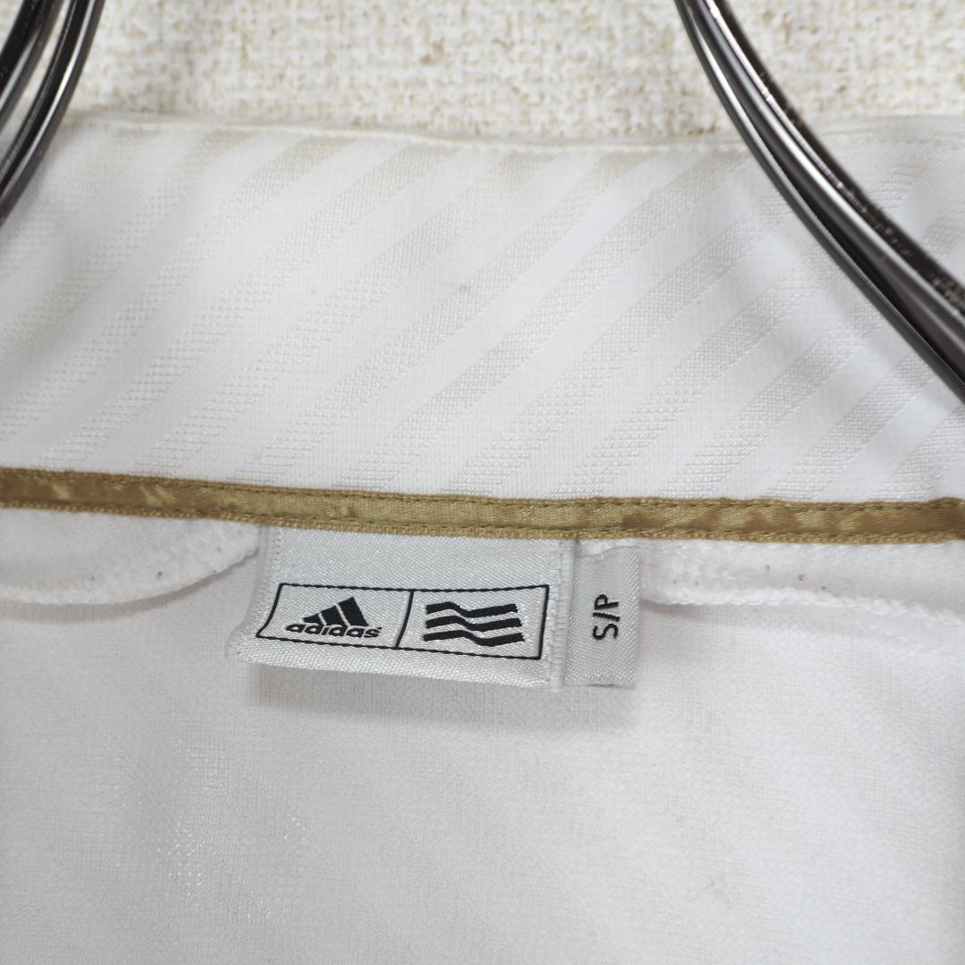 G8457*adidas アディダス☆ゴルフウェア☆プルオーバー☆白ホワイト