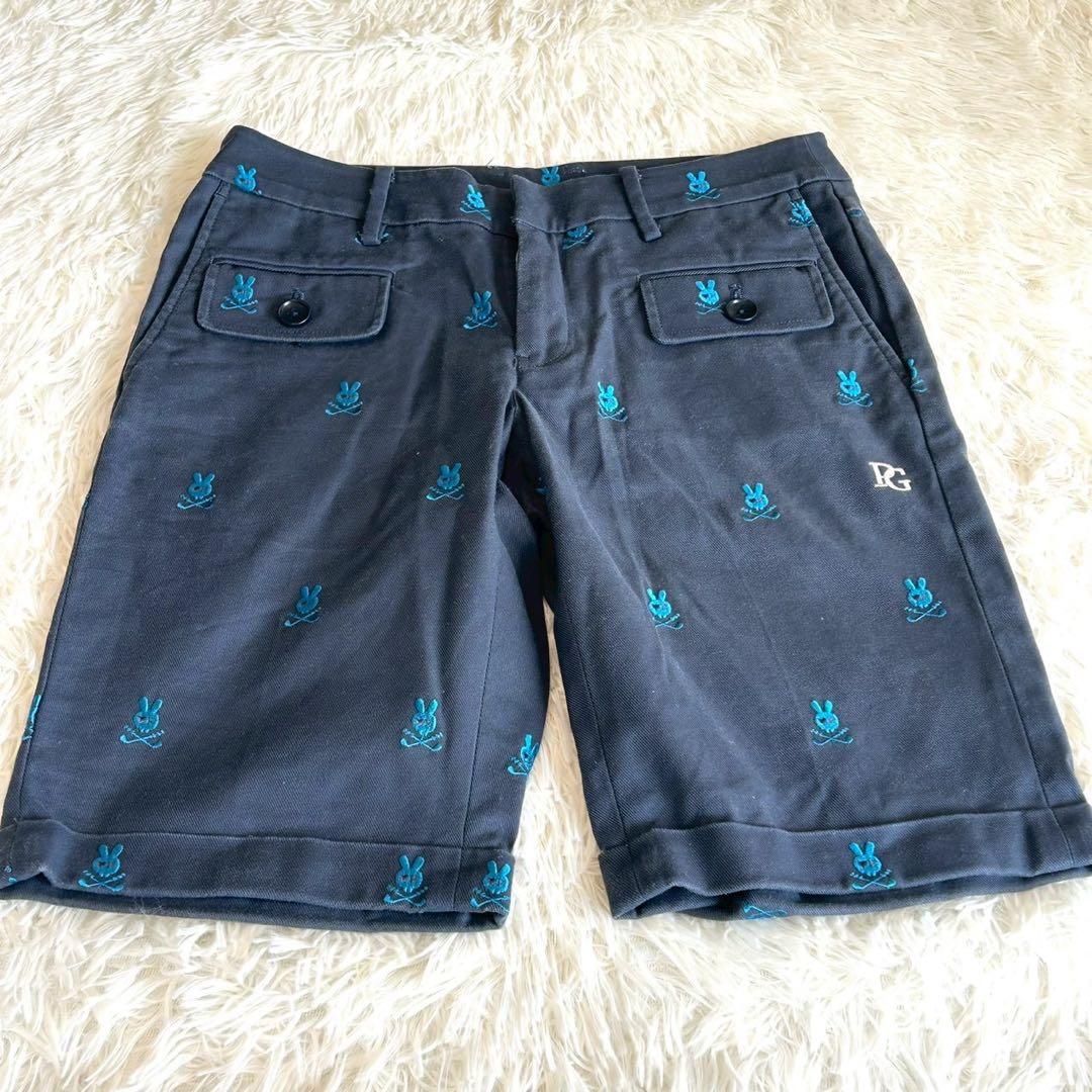 PEARLY GATES パーリーゲイツ ショートパンツ ゴルフ 刺繍ロゴ