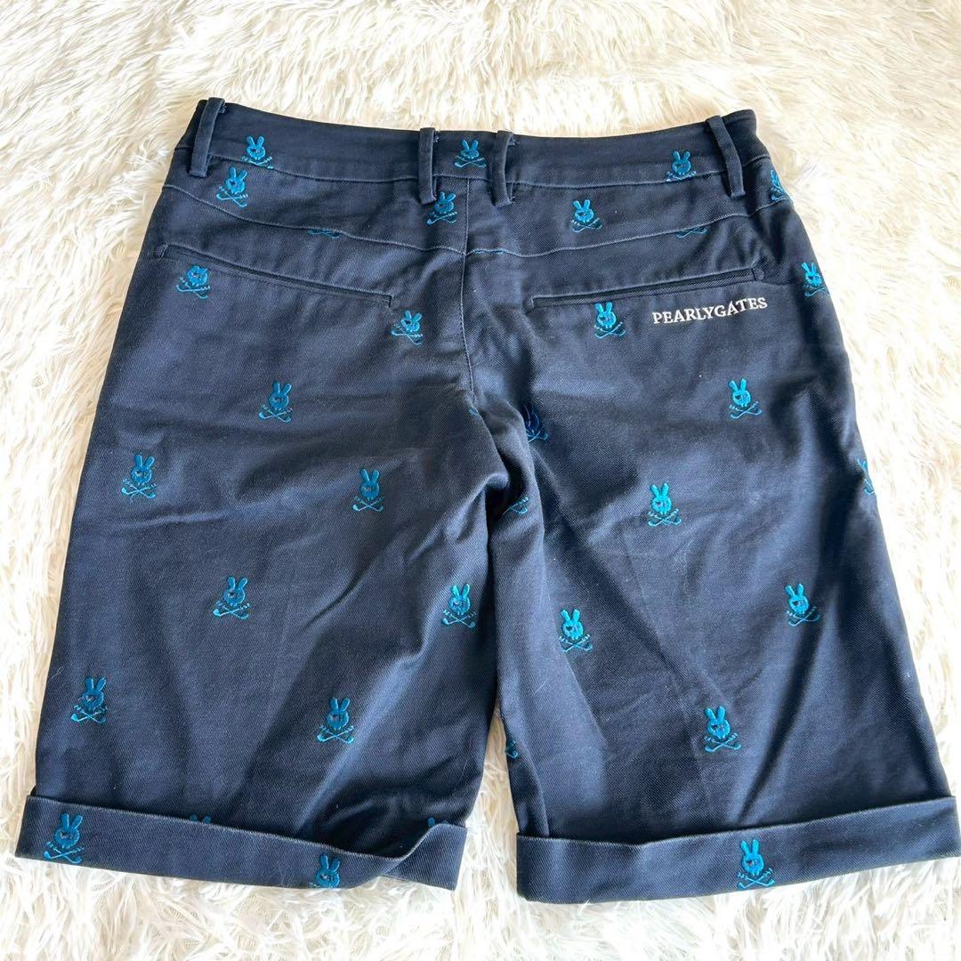PEARLY GATES パーリーゲイツ ショートパンツ ゴルフ 刺繍ロゴ
