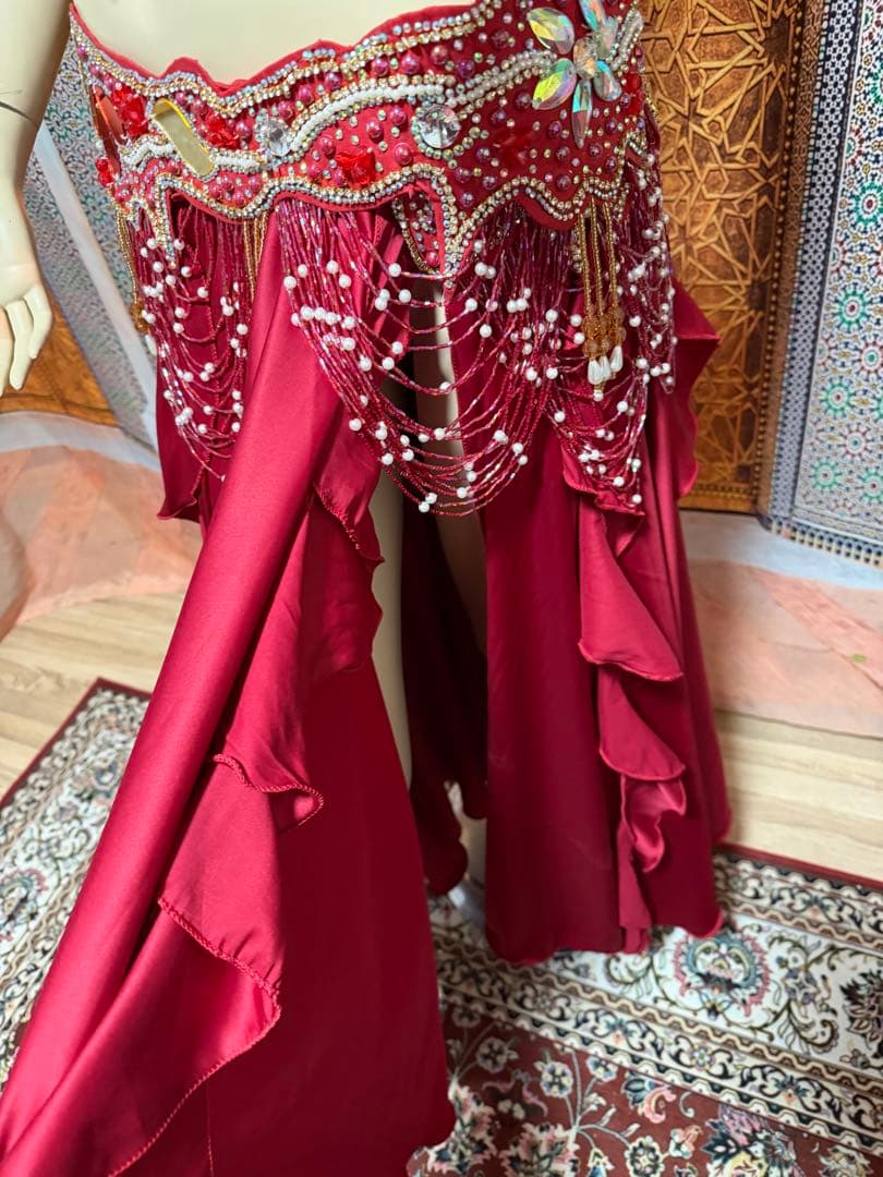 ベリーダンス衣装ブラ　ベルトyasser