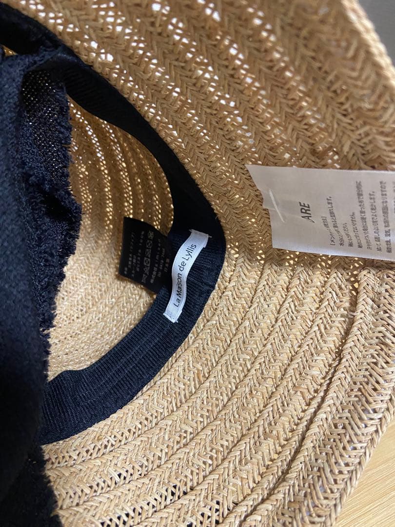 La Maison de Lyllis CLOCHE SCARF 麦わら帽子