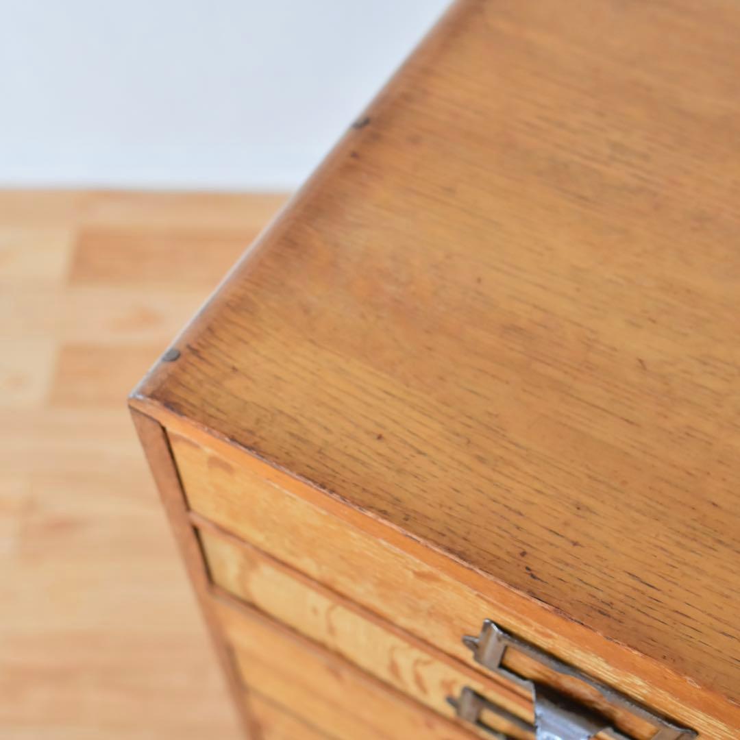小引き出し　楢　無垢材　Made In Japan