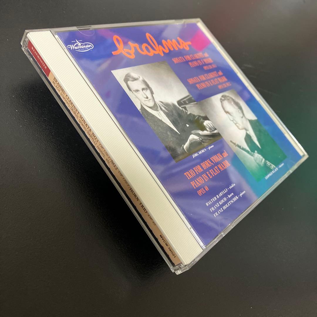 【売約済】ウラッハ／ブラームス:クラリネット・ソナタ第1&2番、ホルン三重奏曲