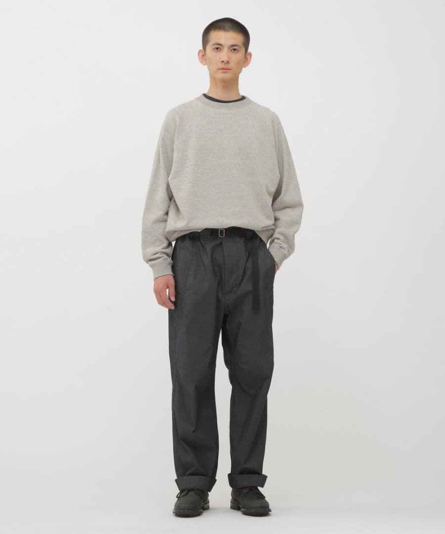 パンツ 2025AW MHL. DENSE COTTON NYLON TROUSERS