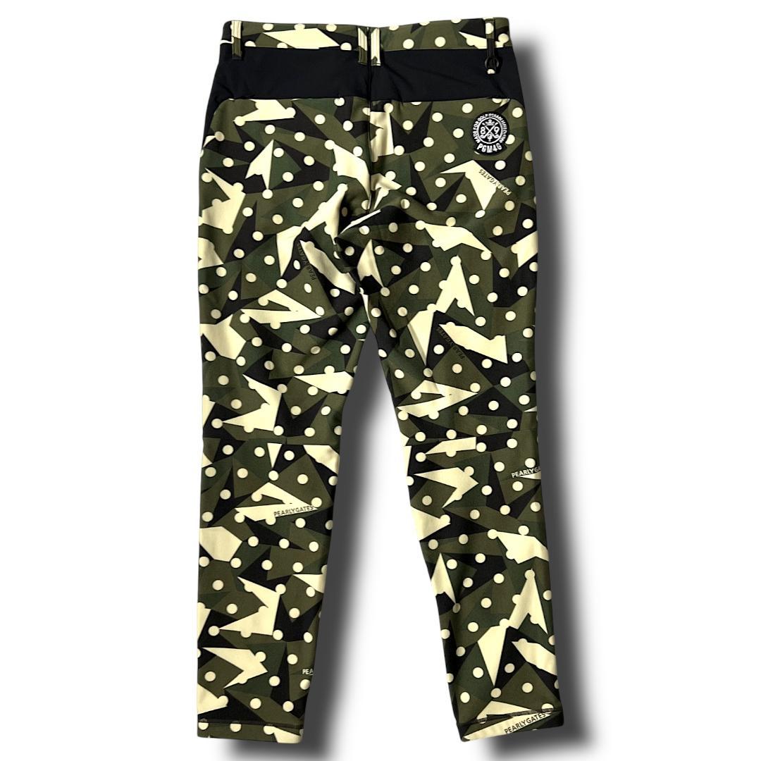 5 パーリーゲイツ カモドット柄 ストレッチ ラグウォーム ジョガーパンツ