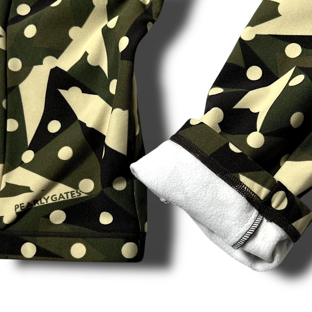 5 パーリーゲイツ カモドット柄 ストレッチ ラグウォーム ジョガーパンツ