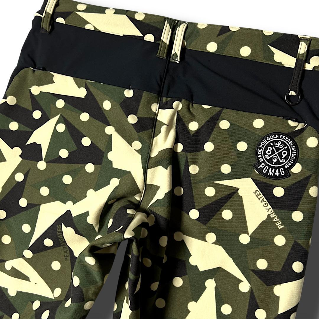 5 パーリーゲイツ カモドット柄 ストレッチ ラグウォーム ジョガーパンツ