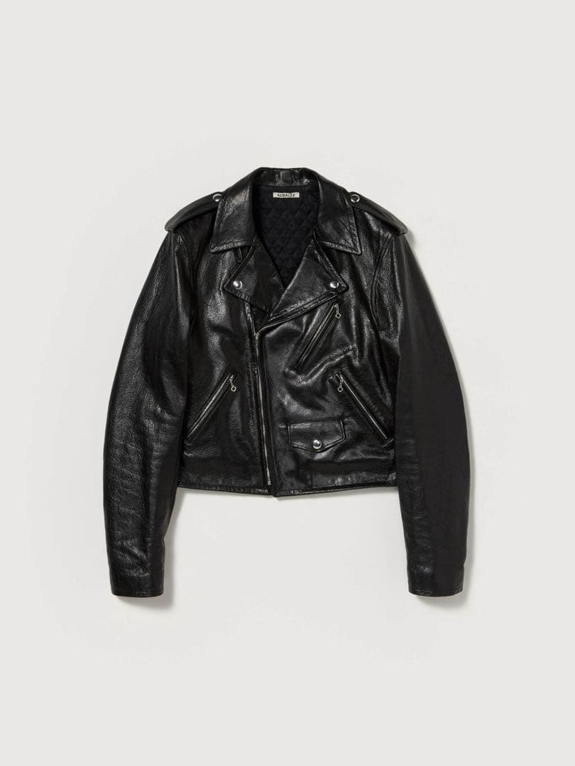 AURALEE LAMB LEATHER ライダース サイズ4