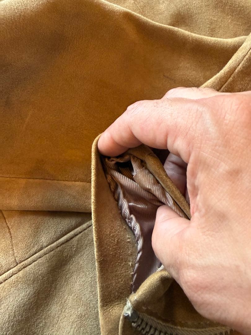 マルタンマルジェラ　ハの字ライダース　スエード　50