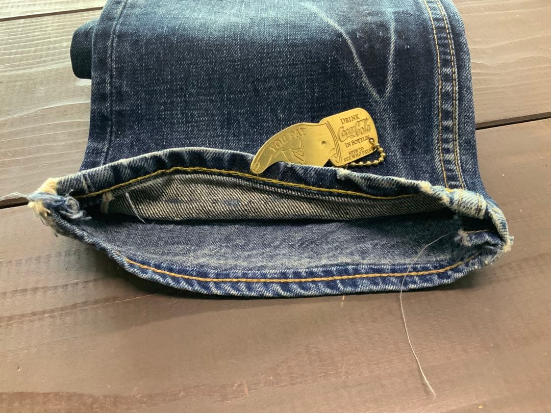 RRL ボルチモア　2nd ディストレスト加工　ゴールデンサイズ