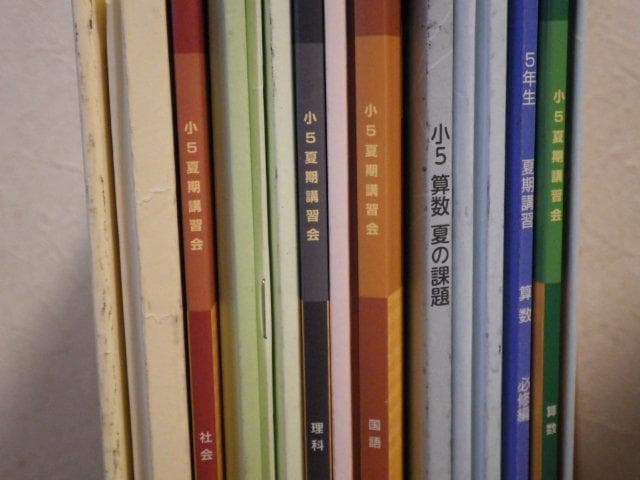 小5　早稲田アカデミー　2024年度　夏期講習会　上位校　バックアップテキスト