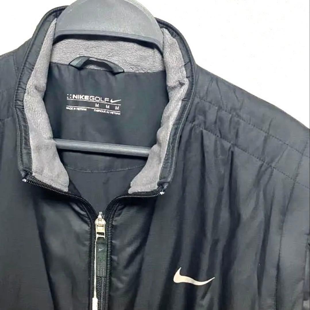 XL 新品　ナイキゴルフウェア　メンズ　2way ジャケット 裏起毛 黒ブラック