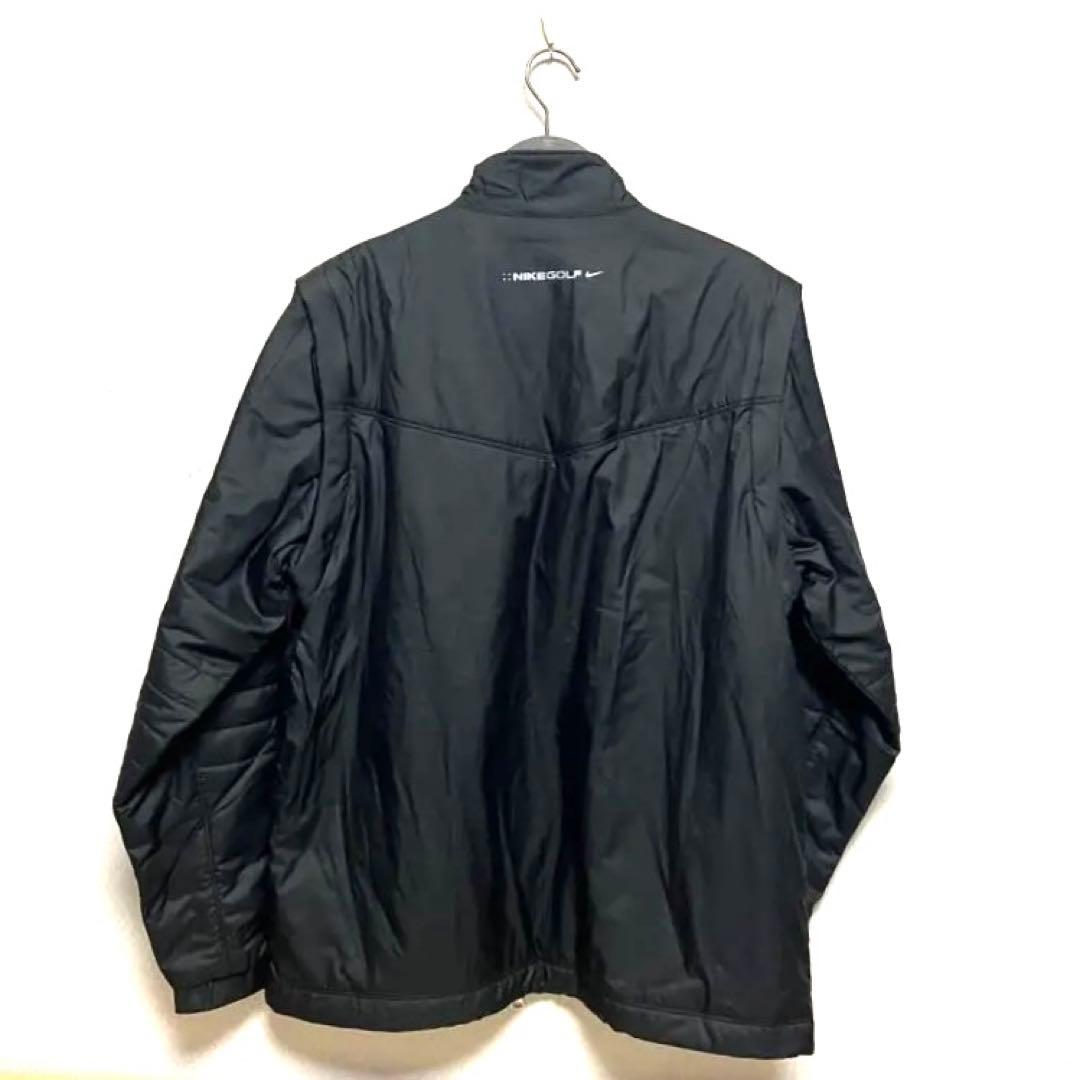 XL 新品　ナイキゴルフウェア　メンズ　2way ジャケット 裏起毛 黒ブラック