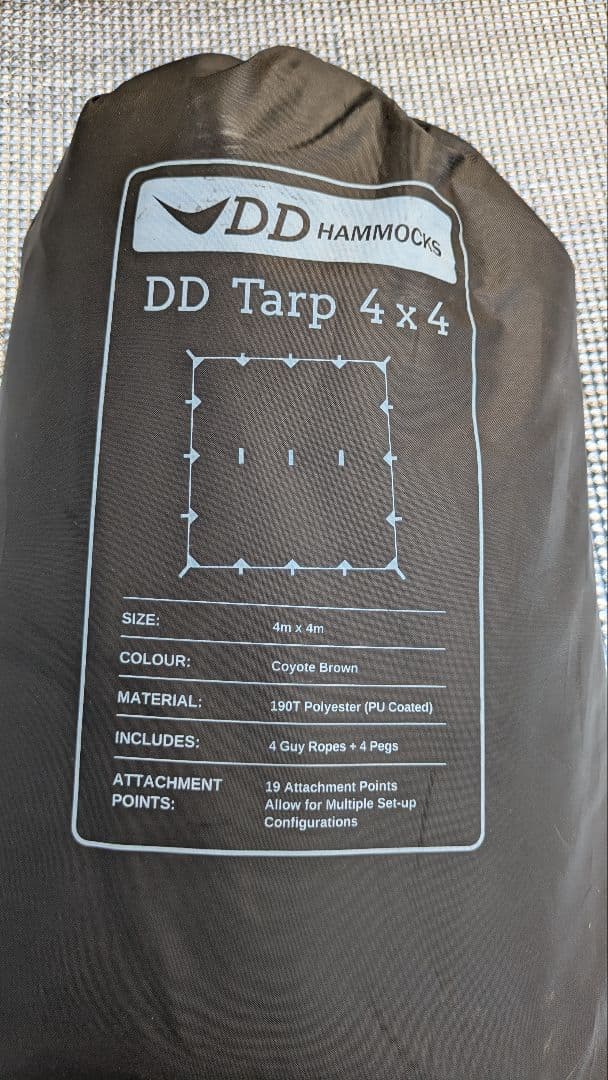 DD Tarp 4x4 コヨーテブラウン