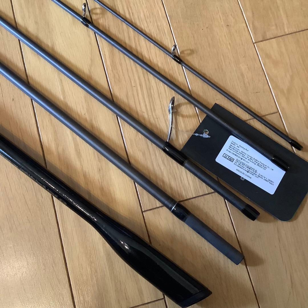 ショアジギ　5ピース2.4mスピニングロッド　パックロッド　モバイルロッド