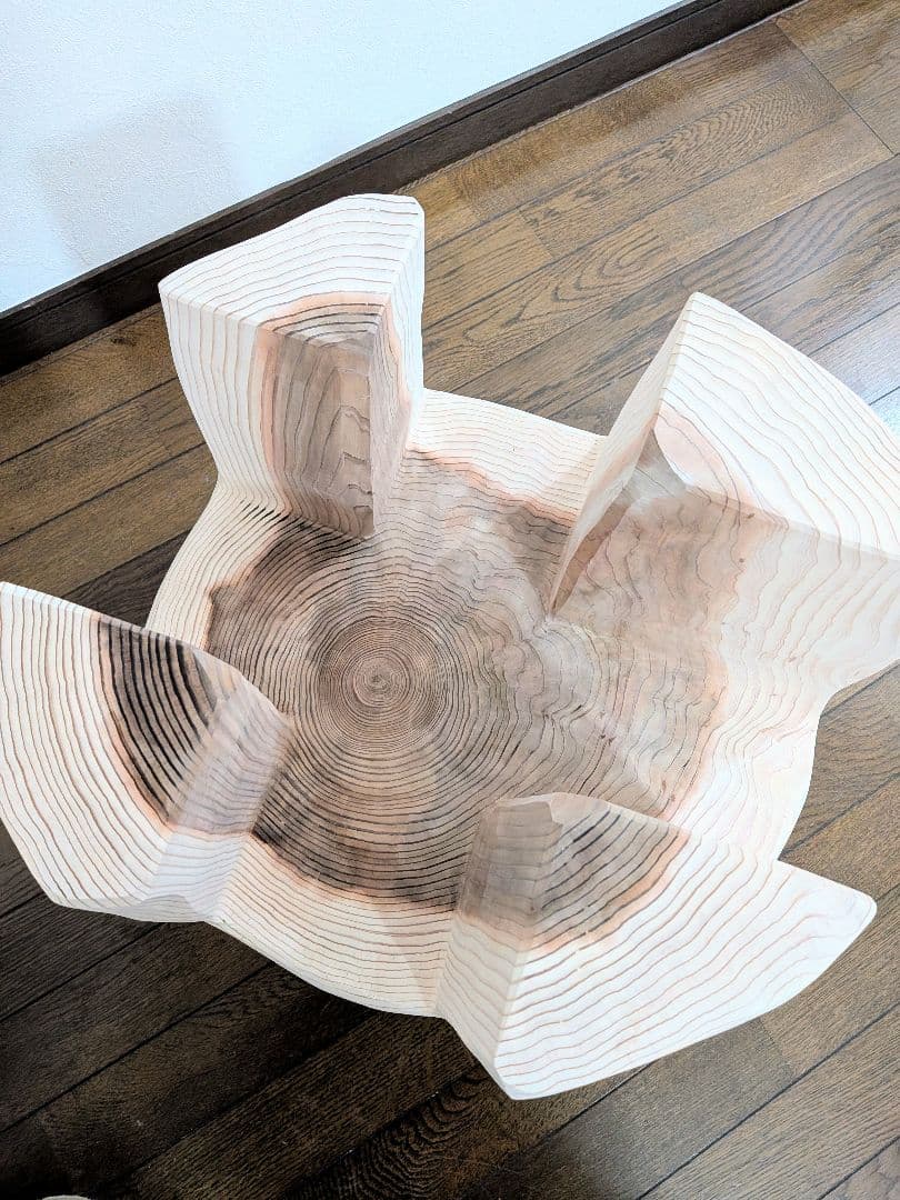 丸太スツール　丸太サイドテーブル　スギ