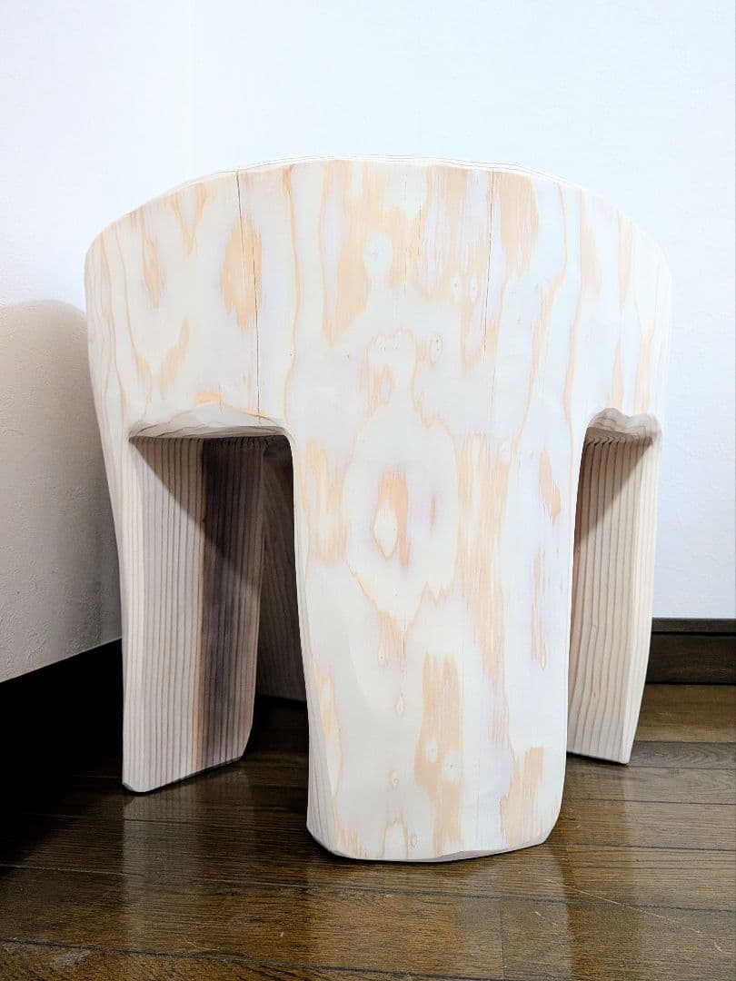 丸太スツール　丸太サイドテーブル　スギ