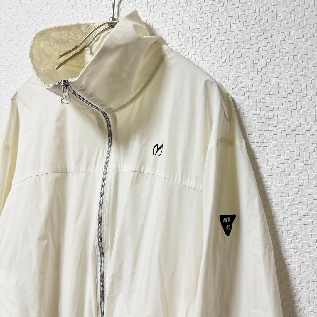 【美品】マスターバニーエディション レース 切替 ブルゾン ゴルフウェア 白 1