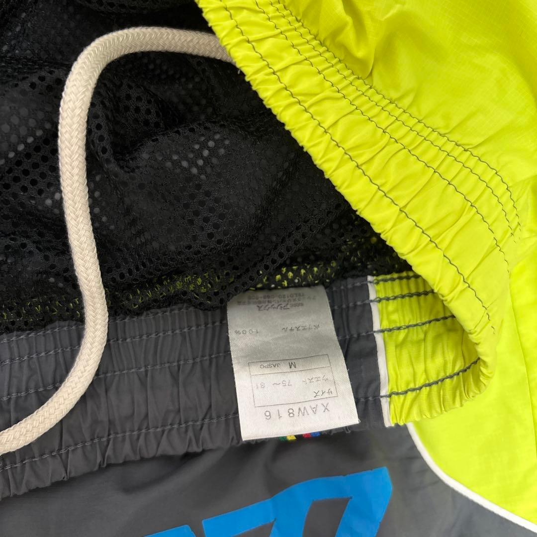 asics A77 ジャージ上下セットMサイズ　イエロー&グレー