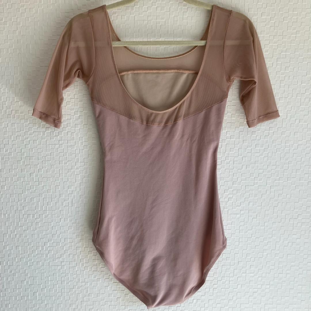 バレエレオタード ハーフスリーブ