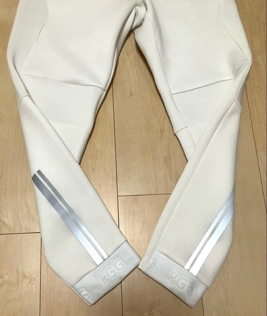 【美品】パーリーゲイツ　PGG セットアップ　セット　パーカー　ゴルフ　白