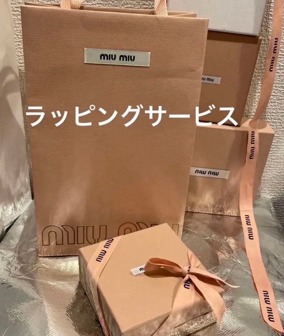 miu miu ヘアピン　バレッタ　グレー、くすみブルー　美品