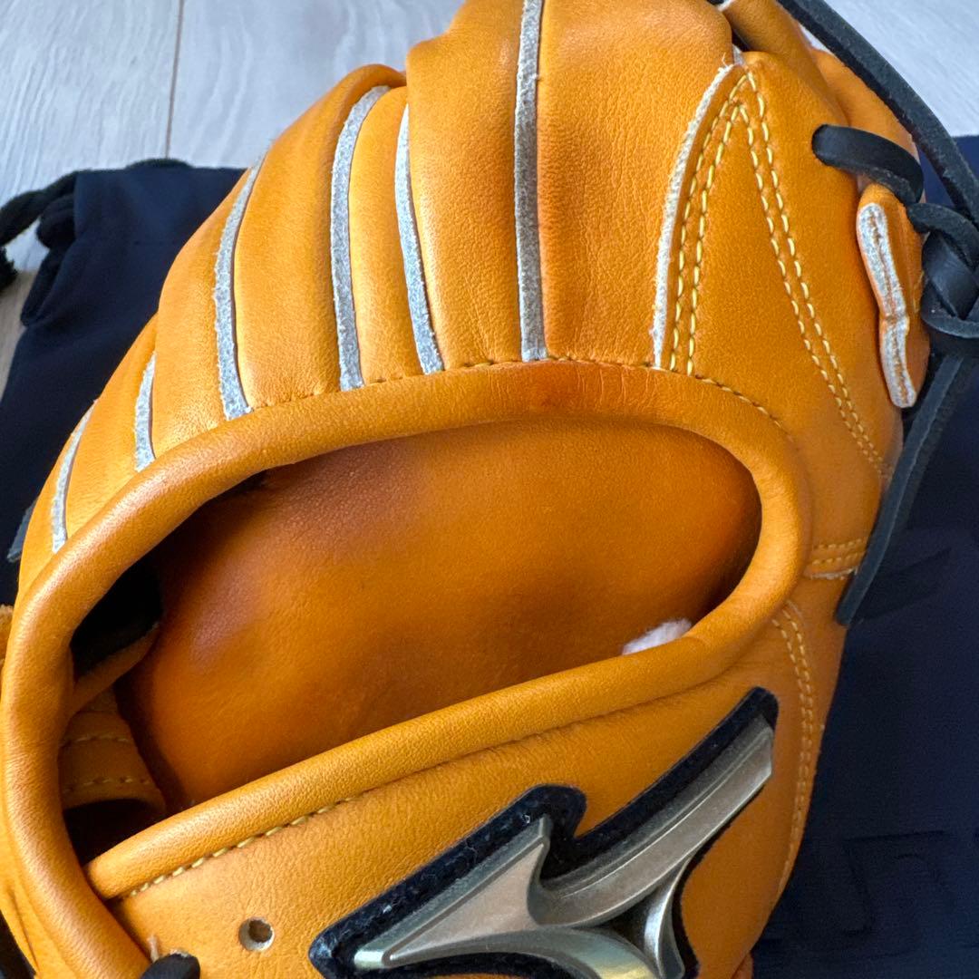 ミズノ、グローバルエリートトレーニング用グローブ、軟式用内野手グローブ